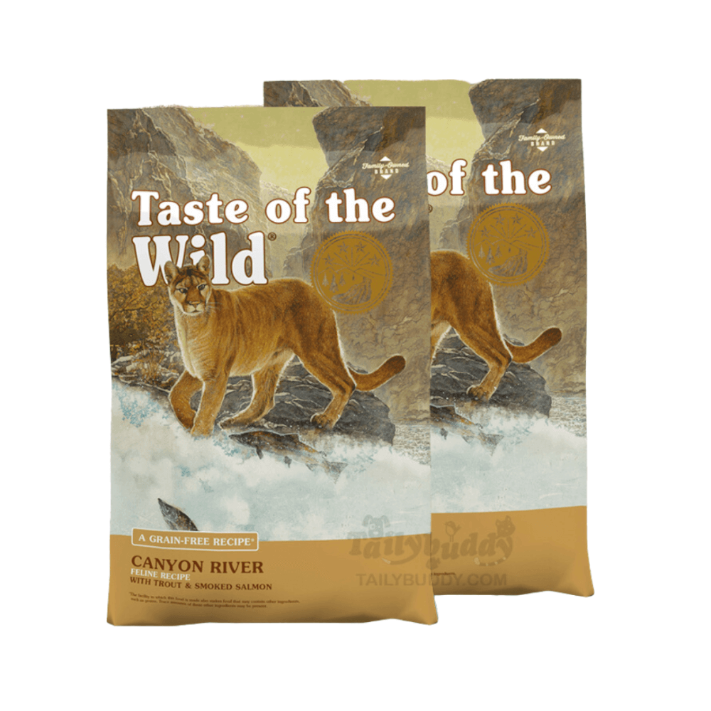 อาหารแมว TASTE OF THE WILD CANYON RIVER FELINE สูตรเนื้อปลา โฮลิสติก(680กรัมX2)_0